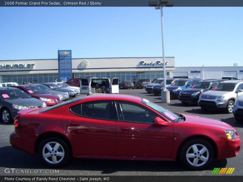 Crimson Red / Ebony 2008 Pontiac Grand Prix Sedan