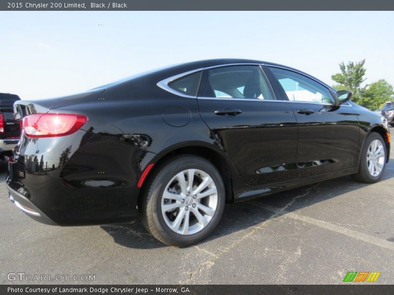 Black / Black 2015 Chrysler 200 Limited