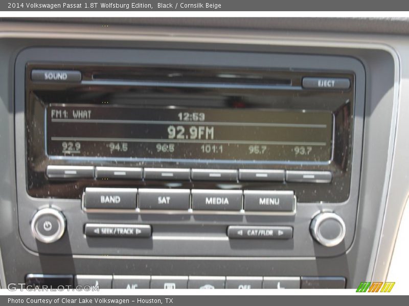 Black / Cornsilk Beige 2014 Volkswagen Passat 1.8T Wolfsburg Edition