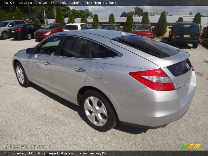 Alabaster Silver Metallic / Black 2010 Honda Accord Crosstour EX-L 4WD