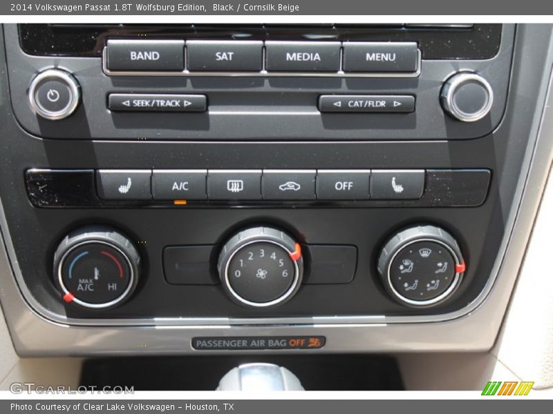 Black / Cornsilk Beige 2014 Volkswagen Passat 1.8T Wolfsburg Edition