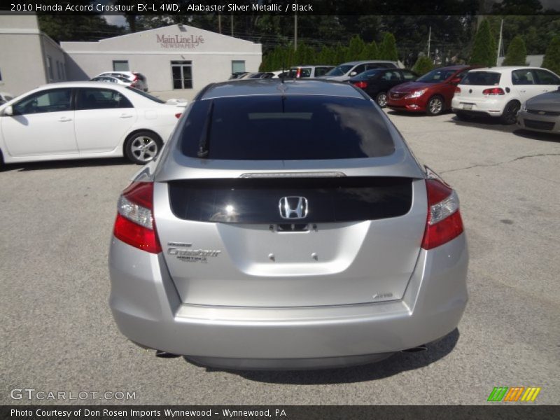 Alabaster Silver Metallic / Black 2010 Honda Accord Crosstour EX-L 4WD