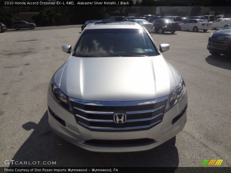 Alabaster Silver Metallic / Black 2010 Honda Accord Crosstour EX-L 4WD