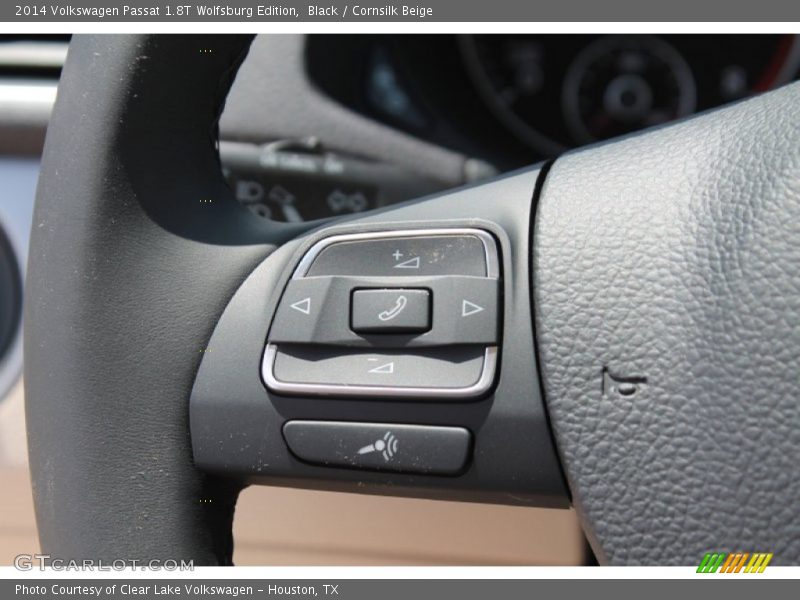 Black / Cornsilk Beige 2014 Volkswagen Passat 1.8T Wolfsburg Edition