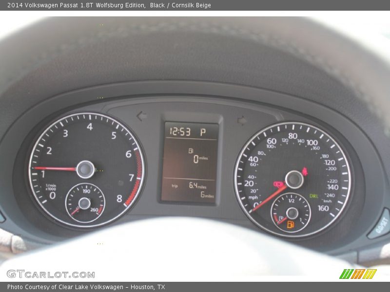 Black / Cornsilk Beige 2014 Volkswagen Passat 1.8T Wolfsburg Edition