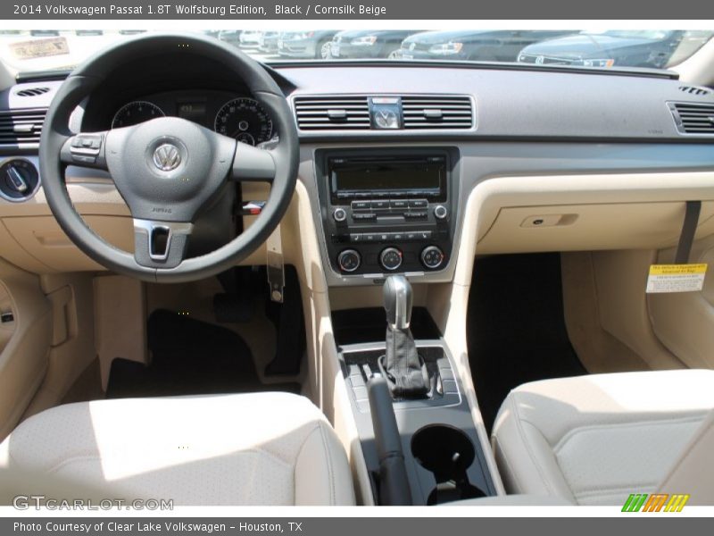 Black / Cornsilk Beige 2014 Volkswagen Passat 1.8T Wolfsburg Edition