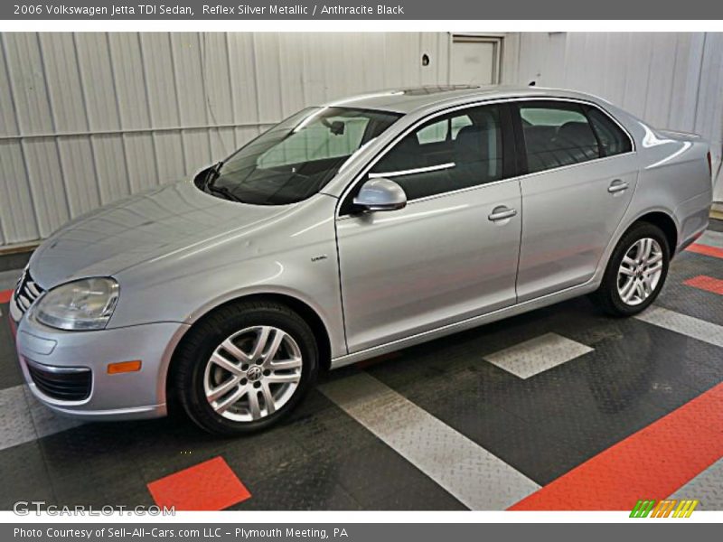Reflex Silver Metallic / Anthracite Black 2006 Volkswagen Jetta TDI Sedan