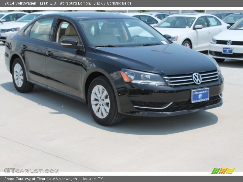 Black / Cornsilk Beige 2014 Volkswagen Passat 1.8T Wolfsburg Edition