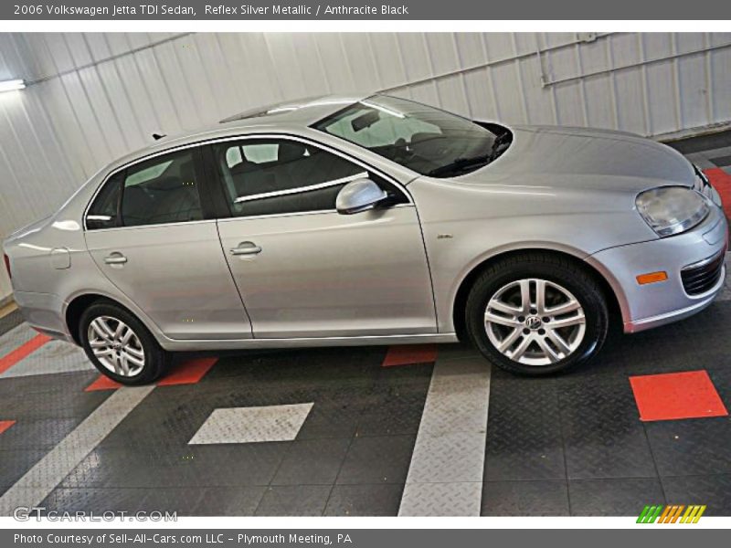Reflex Silver Metallic / Anthracite Black 2006 Volkswagen Jetta TDI Sedan