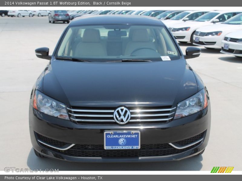 Black / Cornsilk Beige 2014 Volkswagen Passat 1.8T Wolfsburg Edition