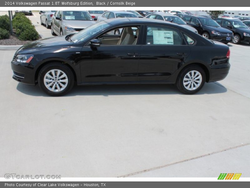 Black / Cornsilk Beige 2014 Volkswagen Passat 1.8T Wolfsburg Edition