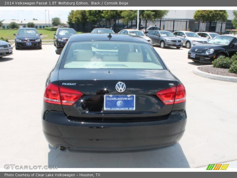 Black / Cornsilk Beige 2014 Volkswagen Passat 1.8T Wolfsburg Edition