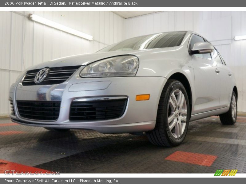 Reflex Silver Metallic / Anthracite Black 2006 Volkswagen Jetta TDI Sedan
