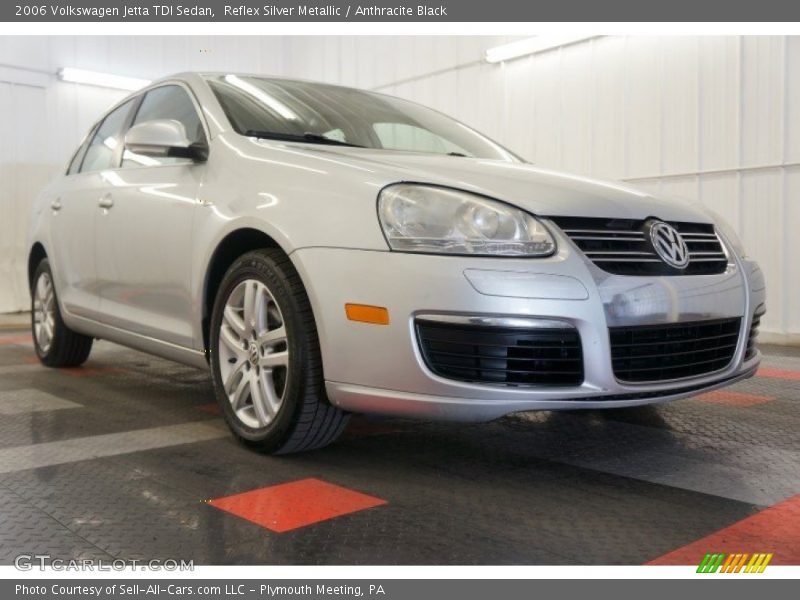 Reflex Silver Metallic / Anthracite Black 2006 Volkswagen Jetta TDI Sedan