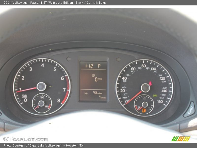 Black / Cornsilk Beige 2014 Volkswagen Passat 1.8T Wolfsburg Edition
