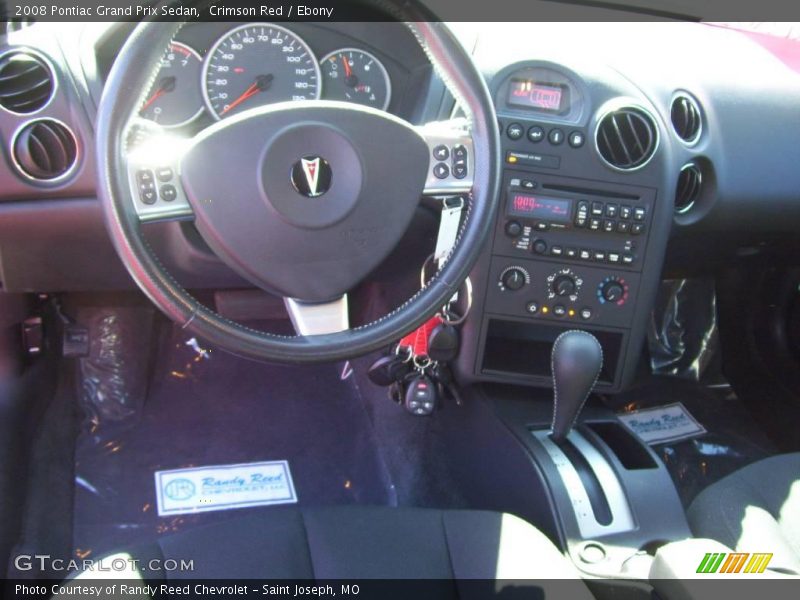 Crimson Red / Ebony 2008 Pontiac Grand Prix Sedan