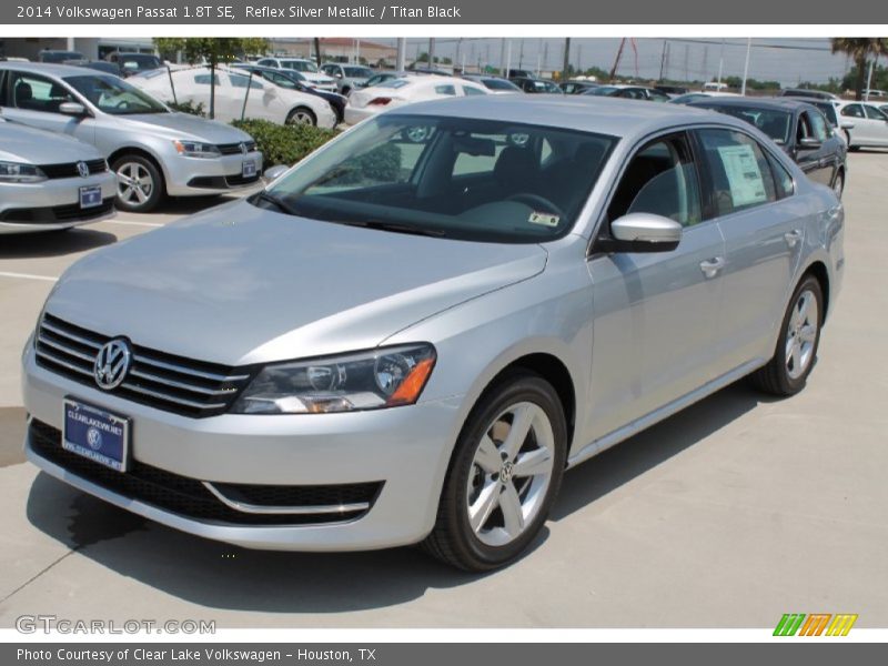 Reflex Silver Metallic / Titan Black 2014 Volkswagen Passat 1.8T SE