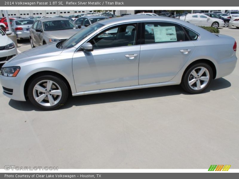 Reflex Silver Metallic / Titan Black 2014 Volkswagen Passat 1.8T SE