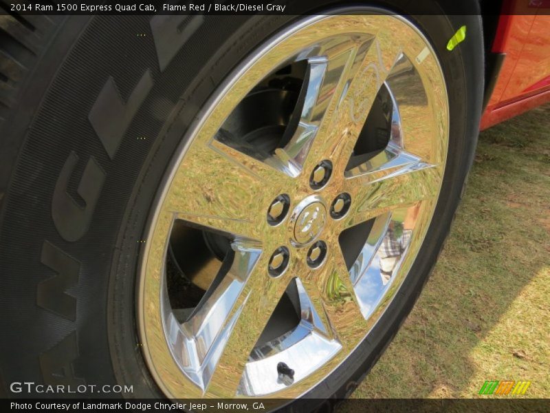 Flame Red / Black/Diesel Gray 2014 Ram 1500 Express Quad Cab