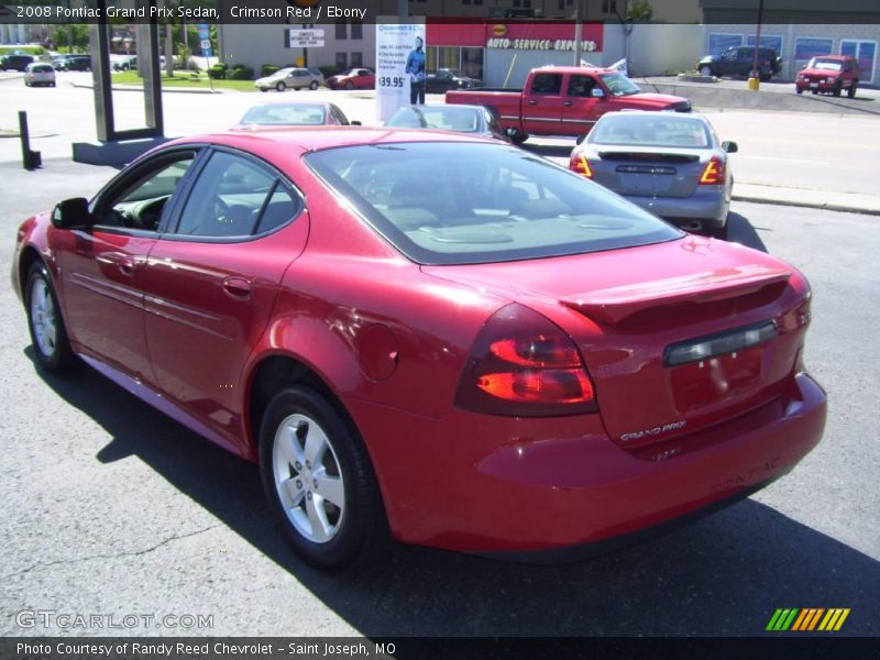 Crimson Red / Ebony 2008 Pontiac Grand Prix Sedan