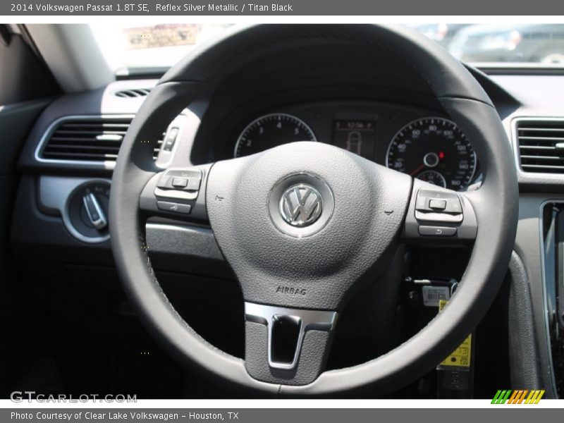 Reflex Silver Metallic / Titan Black 2014 Volkswagen Passat 1.8T SE