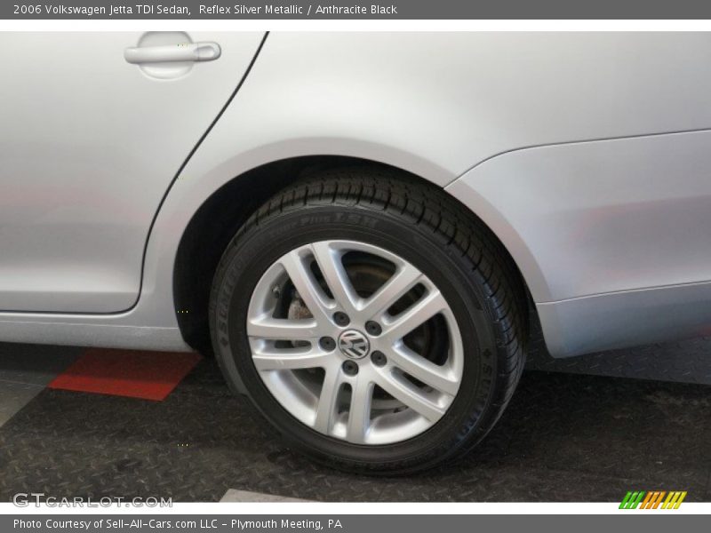 Reflex Silver Metallic / Anthracite Black 2006 Volkswagen Jetta TDI Sedan