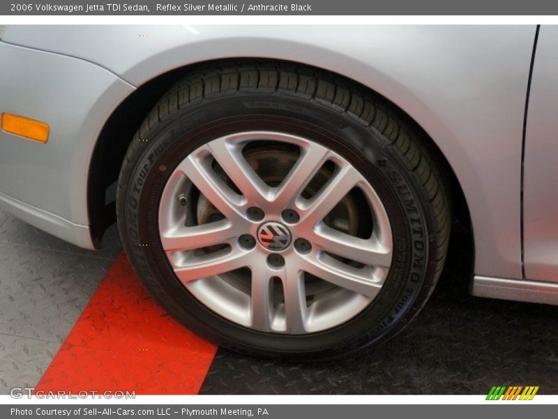 Reflex Silver Metallic / Anthracite Black 2006 Volkswagen Jetta TDI Sedan