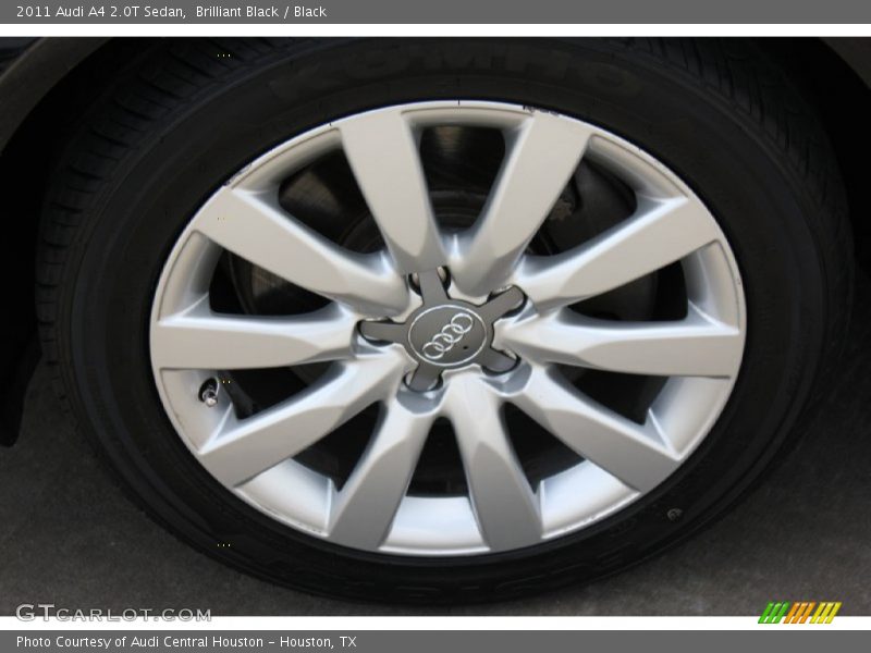 Brilliant Black / Black 2011 Audi A4 2.0T Sedan