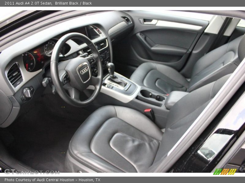 Brilliant Black / Black 2011 Audi A4 2.0T Sedan
