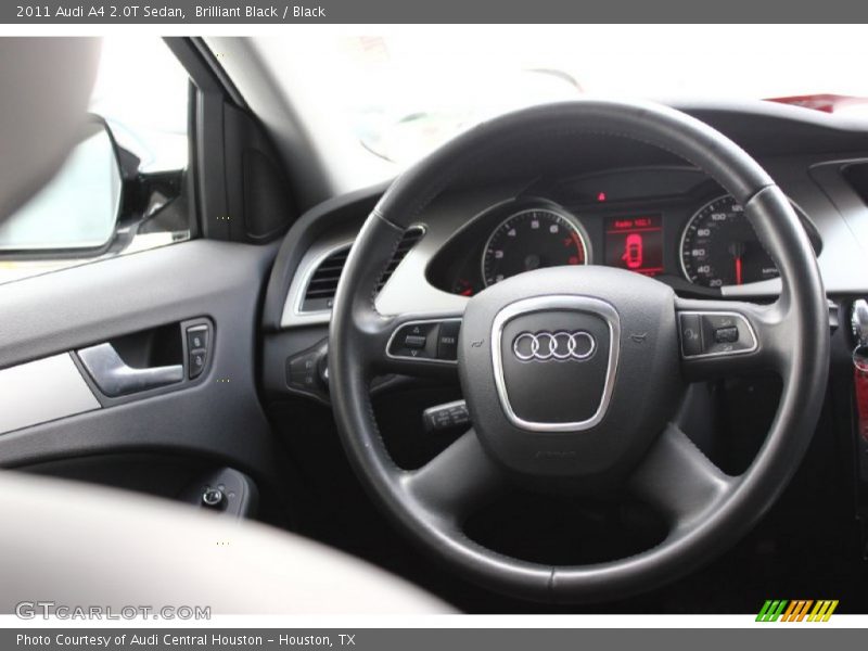 Brilliant Black / Black 2011 Audi A4 2.0T Sedan