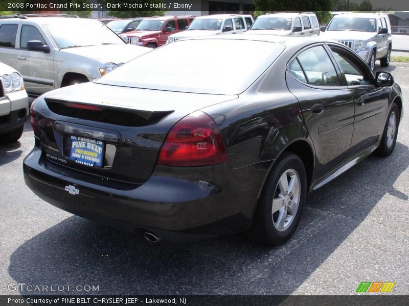Dark Mocha Metallic / Ebony 2008 Pontiac Grand Prix Sedan