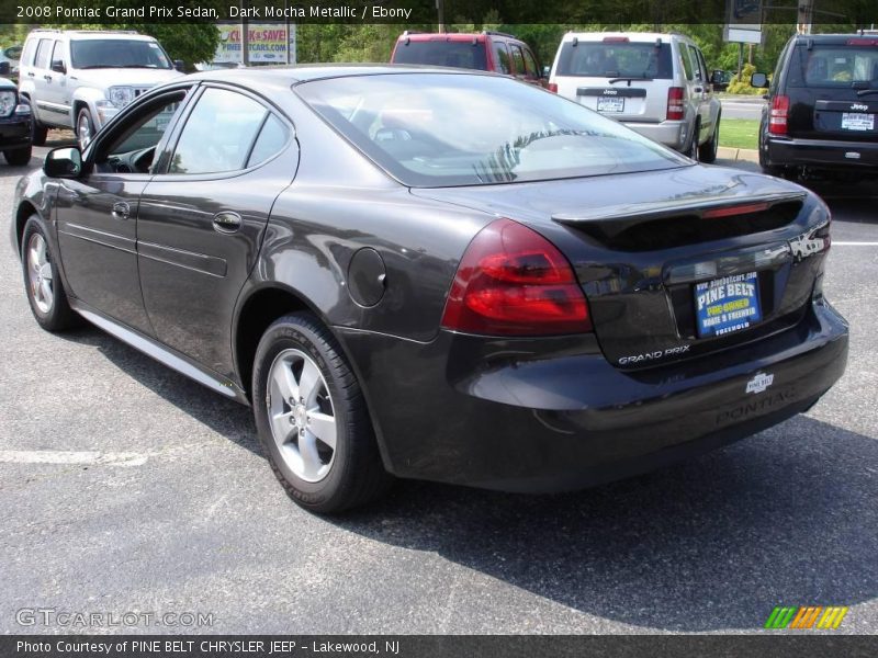 Dark Mocha Metallic / Ebony 2008 Pontiac Grand Prix Sedan