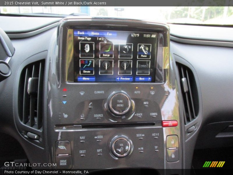 Summit White / Jet Black/Dark Accents 2015 Chevrolet Volt