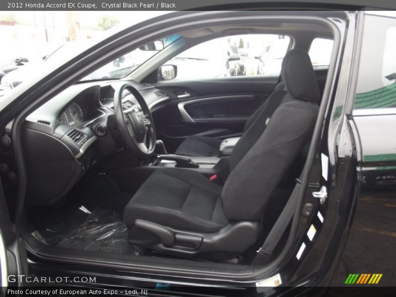 Crystal Black Pearl / Black 2012 Honda Accord EX Coupe