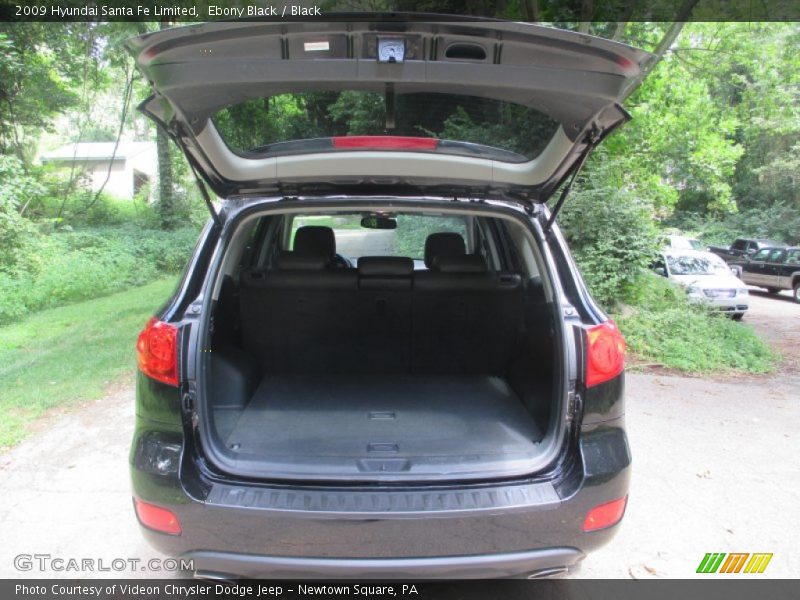 Ebony Black / Black 2009 Hyundai Santa Fe Limited