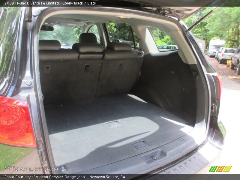 Ebony Black / Black 2009 Hyundai Santa Fe Limited