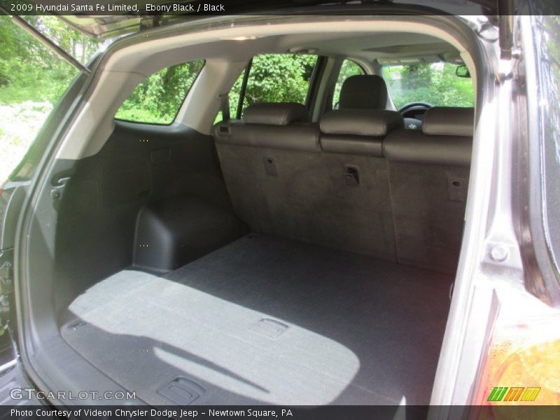 Ebony Black / Black 2009 Hyundai Santa Fe Limited