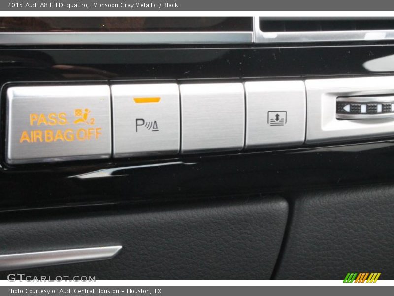 Monsoon Gray Metallic / Black 2015 Audi A8 L TDI quattro