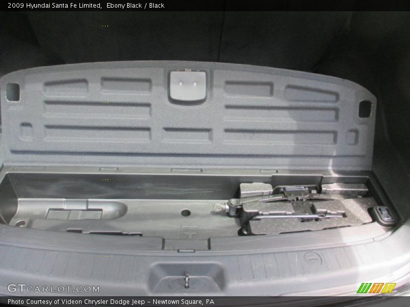 Ebony Black / Black 2009 Hyundai Santa Fe Limited