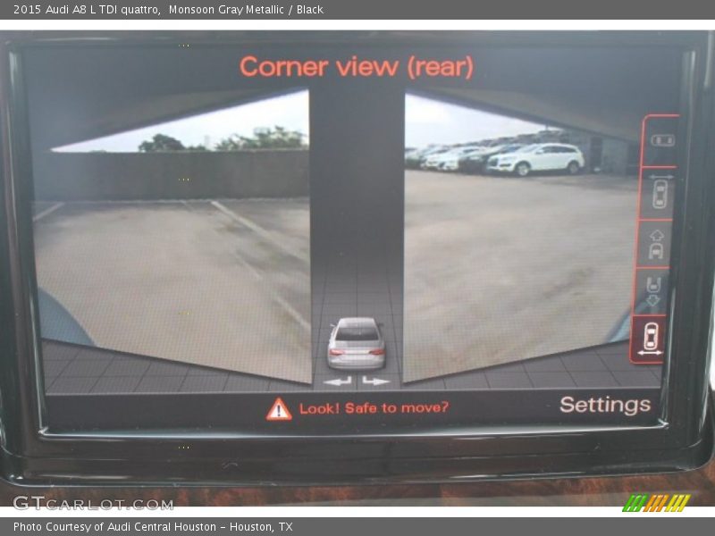 Monsoon Gray Metallic / Black 2015 Audi A8 L TDI quattro