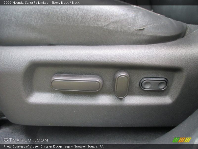 Ebony Black / Black 2009 Hyundai Santa Fe Limited