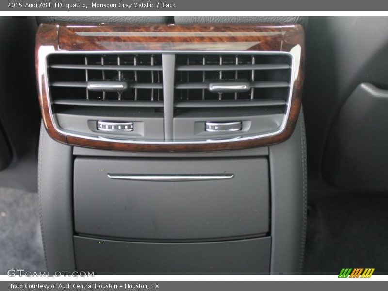 Monsoon Gray Metallic / Black 2015 Audi A8 L TDI quattro