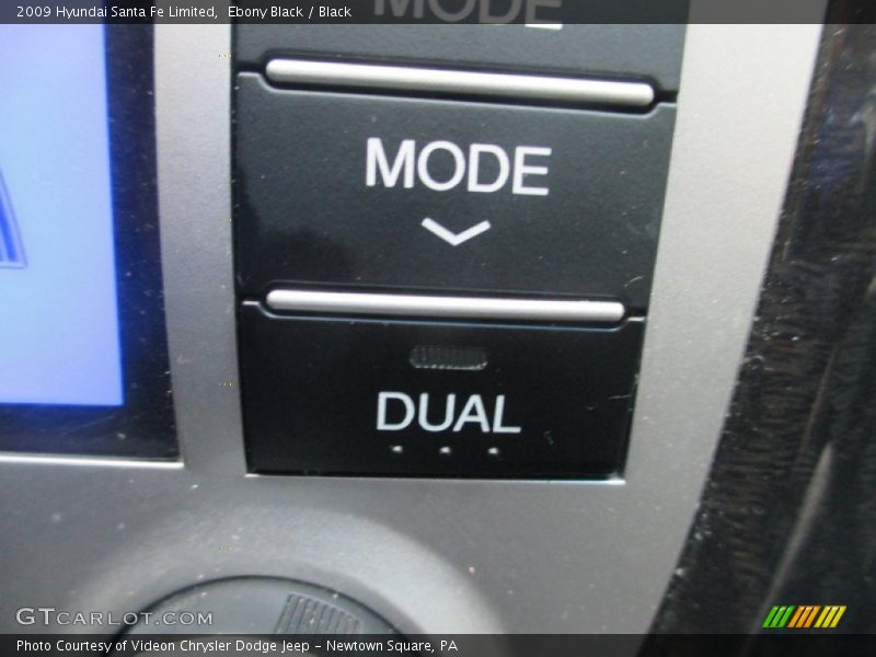 Ebony Black / Black 2009 Hyundai Santa Fe Limited