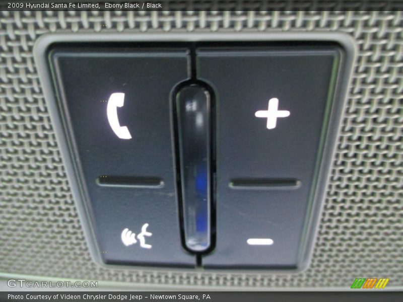 Ebony Black / Black 2009 Hyundai Santa Fe Limited