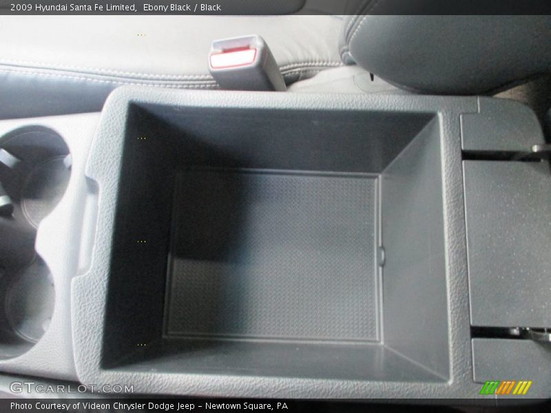 Ebony Black / Black 2009 Hyundai Santa Fe Limited