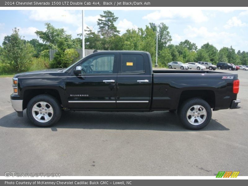 Black / Jet Black/Dark Ash 2014 Chevrolet Silverado 1500 LTZ Double Cab 4x4