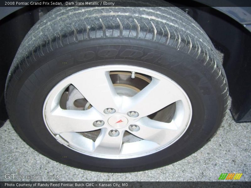 Dark Slate Metallic / Ebony 2008 Pontiac Grand Prix Sedan