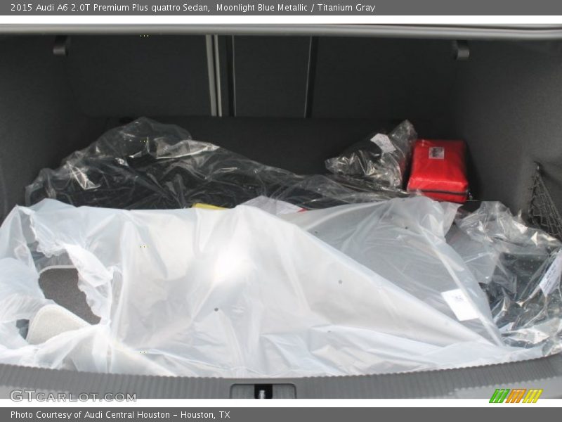 Moonlight Blue Metallic / Titanium Gray 2015 Audi A6 2.0T Premium Plus quattro Sedan
