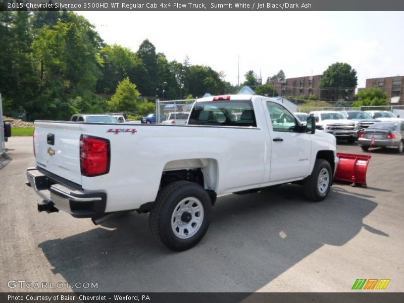 Summit White / Jet Black/Dark Ash 2015 Chevrolet Silverado 3500HD WT Regular Cab 4x4 Plow Truck