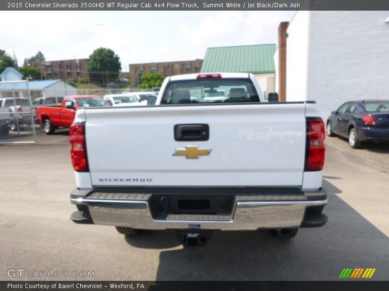 Summit White / Jet Black/Dark Ash 2015 Chevrolet Silverado 3500HD WT Regular Cab 4x4 Plow Truck
